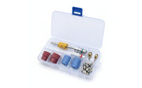 17 Pieces Climate Control Port Core Kit with Remover Tool Dust Cap Set Compact Hardware for Garage