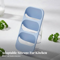 Lidded Chopstick Container Particlesprotective Lid Kitchen Organizer Multi-Compartment Easy to Clean for Dormitory, Office Desk