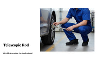 Telescopic Inspection Mirror Professional-Grade Grade Extendable Rotate Mirror Mechanic's Tool Non-Slip Grip for Car Repair