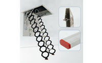 Fold-down Attic Ladder Space-Saving Folding Attic Ladder Compact for Home