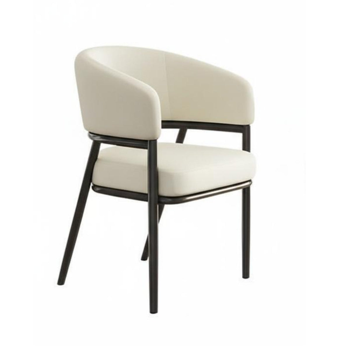 With Armrests Upholstered Dining Armchair Elegant Design Dining Armchair Ergonomic spine supportrest Single Seat Minimalist design for Adults, Homeowners, Business Owners, Kitchen, Living Room, Bedroom, study niche