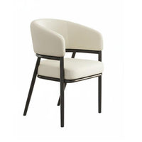 With Armrests Upholstered Dining Armchair Elegant Design Dining Armchair Ergonomic spine supportrest Single Seat Minimalist design for Adults, Homeowners, Business Owners, Kitchen, Living Room, Bedroom, study niche