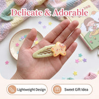 Starfish Duck Barrettes for Women, Handmade Design Accessories for Young Casual Styling Everyday Wear Gifts Set