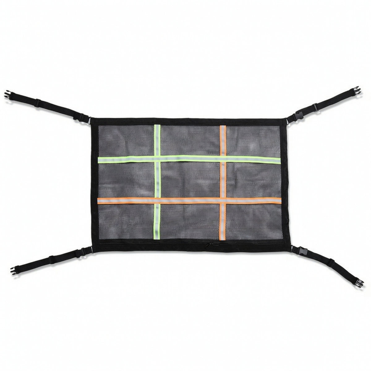 Car Ceiling Storage Net Mesh Car Ceiling Cargo Net Overhead Cargo Organizer Adjustable Overhead Storage Organizer Space-Saving