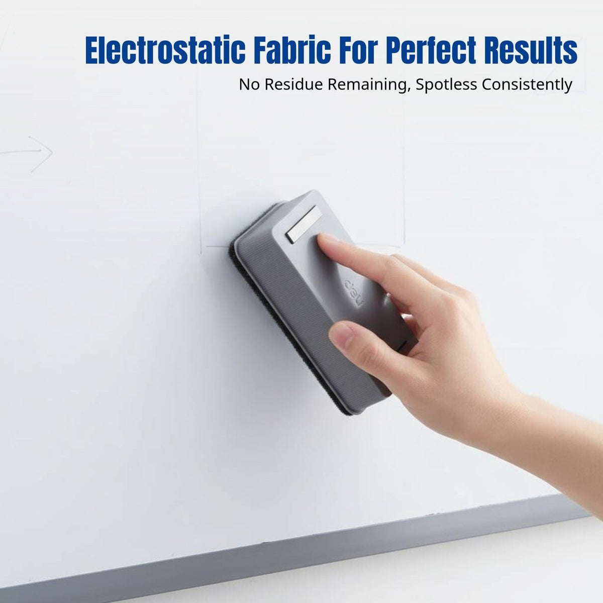 Magnetic Whiteboard Eraser, Cloth Surface Back, Easy to Clean, For School Office Glass Boards
