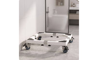 Heavy Duty Washing Machine Stand with Wheels Low-Height Washing Machine Stand Long-Lasting Mobile Roller Base Rust-Resistant for Renters