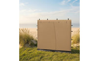 Skirted Double Layer Side Panel Hanging Loops Tent Side Curtain Fastening Straps Canopy Sidewall Reinforced Bottom Border