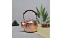 Copper Tea Kettle Heavy Gauge Copper Kettle Thick Stovetop Teapot for Tabletop