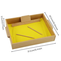 Sand Letter Tracing Tray Educational Sand Writing Tray Learning Toy for Young Children, Kids, Kindergarten