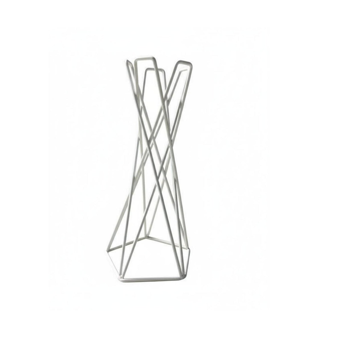Desktop Size coiled Metal Holder Stable Base Air Plant Display small-sized House Decoration Minimalist Design for Home Decorators, Office Workers, desktop surface, Living Room, Shelf, shelf