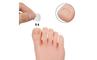 Nail Art Training Foot Realistic Design Silicone Practice Foot Lifelike Texture for Beauty School Students