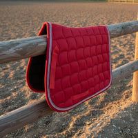 Quilted Saddle Pad Foam Padded Saddle Pad Machine Washable Equestrian Gear for Training