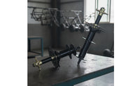2 Pieces Three-Hole Axle Shafts with Flanges Splined Rear Axle Shafts Bolt-on Heavy-Duty for Builders, Mechanics