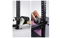 Squat Rack Leg Roller Heavy-Duty Leg Roller Attachment Power Rack Attachment Detachable Exercise Equipment Sturdy