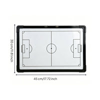 Aluminum Frame Football Board Write and Wipe Soccer Board with Marker Pen Sports Training Lightweight for Classroom