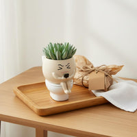 Funny Toilet Planter Cute Toilet Plant Pot Stress Relief Home Decor Easy to Clean for Office