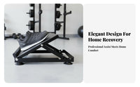 Anti-Slip Design Adjustable Slant Board Sturdy Steel Frame Foot Incline Stretcher Heavy Duty Ankle Stretching Board Padded Surface for Physical Rehabilitation Patients, Fitness Enthusiasts, Physio Rehabilitation Clinics, Home, Workout, Office