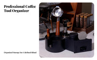 Espresso Tamping Station Easy to Clean Espresso Tamping Stand Portafilter Holder Station Sturdy Construction for Home Baristas