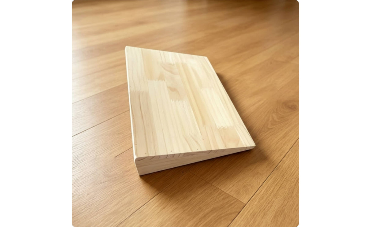Angled Wooden Slant Board Stable Calf Stretch Board Secure Calf Stretcher Portable for Home Mobility, Mind-Body Practice
