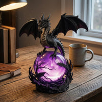 3D Dragon Lamp Sculpted Home Decor Resin