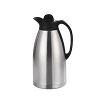 Stainless Steel Insulated Kettle Brushed Kettle with Antianti-Spill Spout Leakproof Thermal Carafe Sturdy for Office