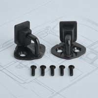Door Lock Striker Pin Glossy Black Door Latch Striker Pin Auto Part Corrosion-Resistant Hardware Easy Installation for DIYers