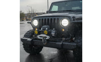 High Brightness Two-Tone Color Driving Light Focused Beam Motorcycle Beam Light Die-Cast Aluminum Housing for Truck Drivers, Foggy Weather