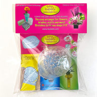 Budable Flower Arranger Transparent Spiral Stem Holder for Flower Arrangement