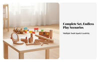 Wooden Cosmetic Kit Wooden Cosmetic Toy Set Interactive Kids Playset for Girls, Preschoolers, Preschool
