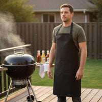 Waterproof Apron Easy to Clean Extra Large Apron Adjustable Straps Workwear for Gardening