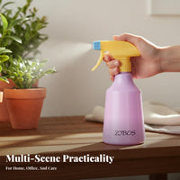 Fine Spray Bottle Ergonomic Design Refillable Plastic Dispenser Hair Mister Bottle Leak-Resistant Household Supply
