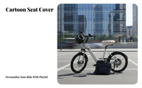 Seat Cover Warm and Comfortable Winter Saddle Cover Universal Fit Fuzzy Material Moped Seat Cushion for Students, City Travel, Outdoor