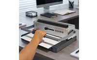Loop Binding Machine 3:1 Pitch Wire Binding Machine 34-Hole Paper Binder for Professionals, Students, Office