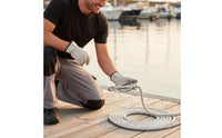 Coiled-Loaded Stainless Steel Release Hook Rust Resistant Quick Release Hook Heavy-Duty Marine Hardware Long-Lasting for Boating, Sailing