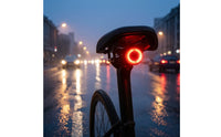 Bike Tail lamp Rechargeable Cycle Rear Brightness and Activity Sensing Bike Taillight Mount for Cyclists, Commuters, Night Riding, Road Biking
