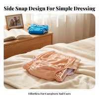 Adjustable Snaps Adult Cloth Diaper Soft Inner Lining Snap Diaper Pant