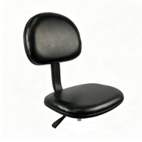 Pu Foam Chair Ergonomic Lab Stool with Backrest Heavy Duty Chair with Backrest for Machinists, Scientific Workspace, Workshop