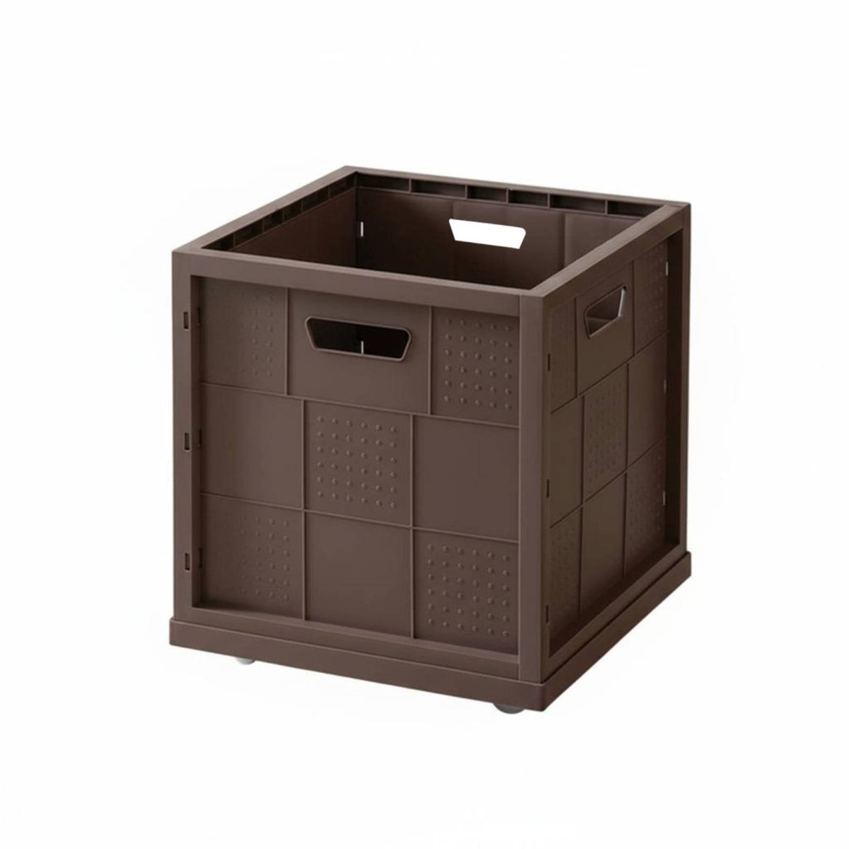 Vintage Design Book Bin Large Capacity Wheeled Book Organizer Dust-Proof Lid