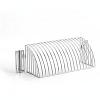 Side Drain Guard Debris Blocking Stainless Steel Drain Cover Downspout Guard Curved Gutter Foliage Filter Rust Resistant