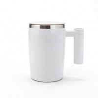 Electric Self-Stirring Cup Waterproof Electromagnetic Self-Stirring Mug Rechargeable Mixing Cup with Handle Stainless Steel
