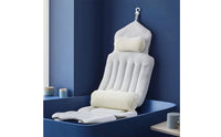 Ergonomic Full Body Bath Pillow Non-Slip Bathtub Pad with Neck Pillow for Adults