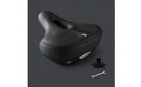Soft Inflatable Bike Saddle Perforated Hollow Bike Saddle Breathable Padded Cycle Seat Shock Absorption