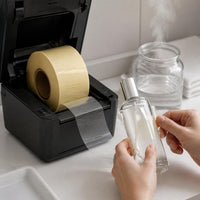 Transparent PET Self-Adhesive Thermal Transfer Label Paper, Waterproof, High Temperature Resistant Barcode Sticker