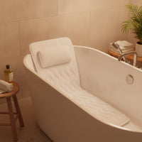 3D Mesh Full Body Bath Pillow Non-Slip Bath Cushion with Suction Cups for Adults, Bathtub, Home Spa