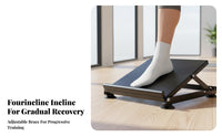 Anti-Slip Design Adjustable Slant Board Sturdy Steel Frame Foot Incline Stretcher Heavy Duty Ankle Stretching Board Padded Surface for Physical Rehabilitation Patients, Fitness Enthusiasts, Physio Rehabilitation Clinics, Home, Workout, Office