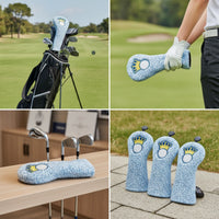 Leopard Print Golf Club Head Cover | luxurious, Golf Club Cover with Embroidery
