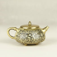Decorative Teapot Compact Teapot with Lid Loose Leaf Tea Pot for Collectors, Home Decor