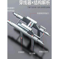 Electrician Wire Pulling Helper Tool with Pulley