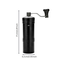 Manual Burr Handheld Coffee Device with Stainless Steel Burr Lightweight Hand Crank   for Wanderers