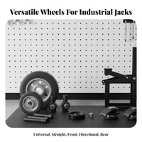 Floor Jack Replacement Wheel Thickened Design Jack Replacement Wheel Strong Load Capacity Heavy Duty Swivel Caster